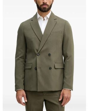 Lindbergh Double-Breasted Tailored Suit - Green