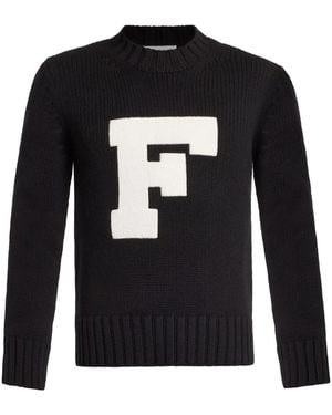 Ferragamo フロックロゴ プルオーバー - ブラック