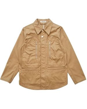 NAMACHEKO Helios Zip-Pocket Overshirt - Natural