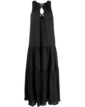Acler Abito Lungo Conara Con Dettaglio Cut-Out - Nero