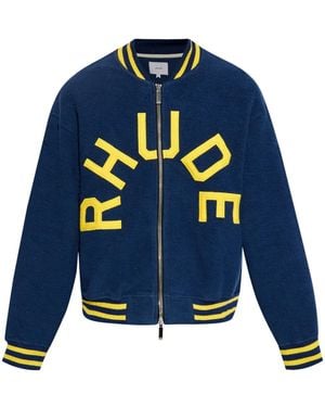 Rhude Bomber Jacket - Blue