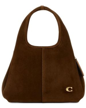 COACH Lana Logo-Detail Shoulder Bag - Brown