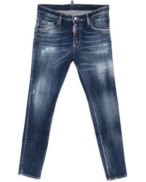 DSquared² Cool Guy Jeans im Distressed-Look - Blau