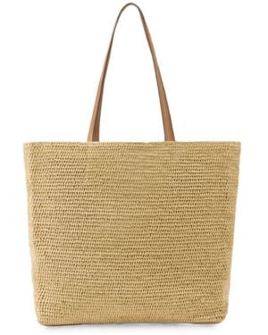 Helen Kaminski Woven Raffia Tote Bag - Natural