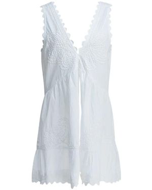 Juliet Dunn V-Back Mini Dress - White