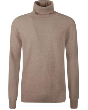 Woolrich Turtleneck Jumper - Brown