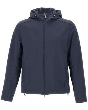 Colmar Drawstring-Hood Zip-Closure Jacket - Blue
