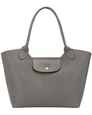 Longchamp Bolso De Hombro Épure Grande - Gris