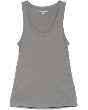 Officine Generale Mélange-Effect Tank Top - Grey