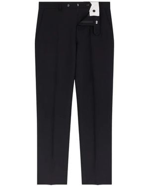 Fursac Virgin Wool Tailored Trousers - Black