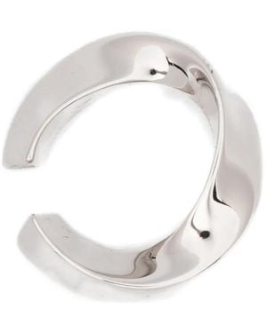 LAG World Maxi Twisted Ear Cuffs - White