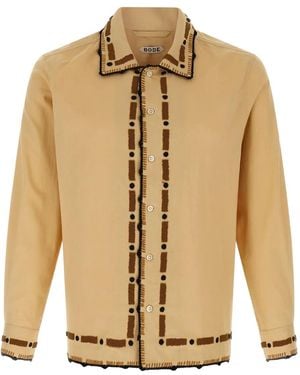 Bode Ryegrass Shirt - Natural