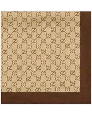 Gucci Zijden Sjaal - Naturel