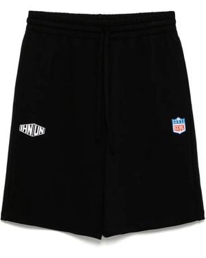 ih nom uh nit Two Logo Shorts - Black