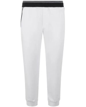 Paul & Shark Pantalon De Jogging À Taille Élastiquée - White
