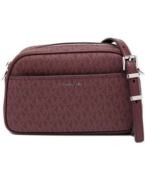 Michael Kors Bandolera Jet Set pequeña - Morado