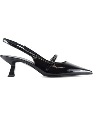 Notabene 50Mm Eline Buckle-Strap Court Shoes - Black