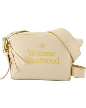 Vivienne Westwood Carrie Leather Mini Bag - Natural