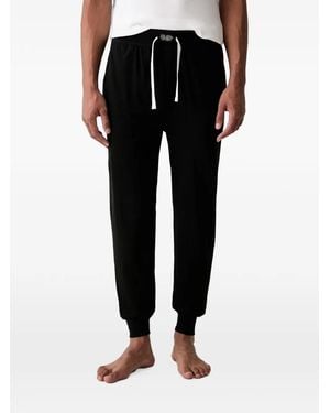 Polo Ralph Lauren Drawstring Cuffed-Hem Pajama Bottoms - Nero