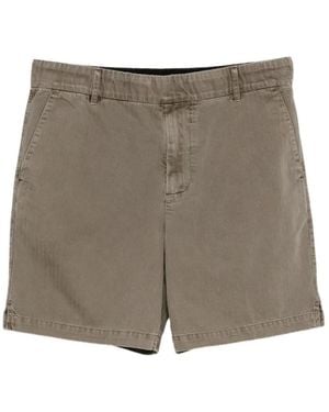 James Perse Herringbone Surplus Shorts - Gray