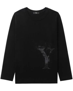 Y's Yohji Yamamoto T-Shirt Con Stampa - Nero