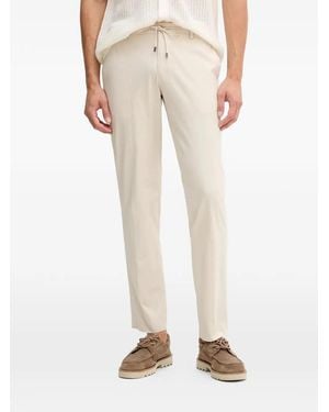 Hackett Drawstring-Waist Trousers - Natural