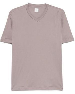 Eleventy T-Shirt À Col V - Pink