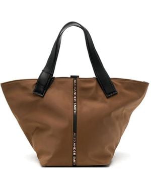 Alexander Smith Mittelgroße Lauren Tote Bag Mit Logo - Braun