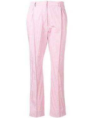Valentino Garavani ヴァレンティノ プリーツ クロップドパンツ - ピンク