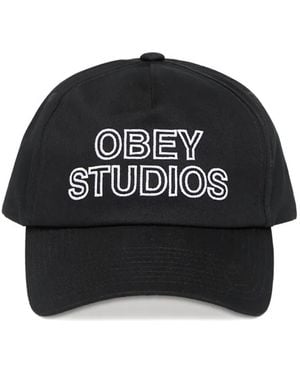 Obey Casquette À Bride Arrière - Black