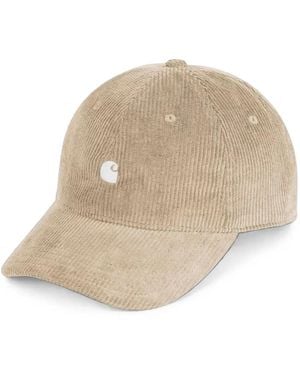 Carhartt Corduroy Logo-Embroidered Baseball Cap - Natural
