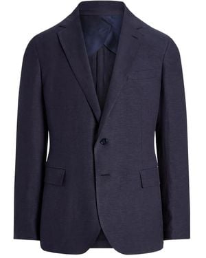 Ralph Lauren Textured Single-Button Blazer - Blue