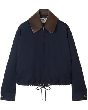 Ports 1961 Contrasting-Collar Jacket - Blue