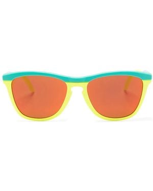 Oakley Frogskins Hybrid Round-Frame Sunglasses - Yellow