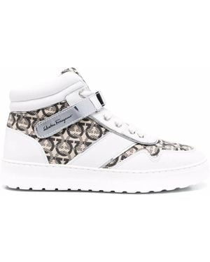 Ferragamo Noè ハイカット スニーカー - ホワイト