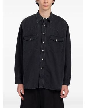 Studio Nicholson Mylo Western-Yoke Denim Jacket - Blue
