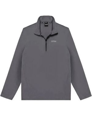 Colmar Half-Zip Logo-Print Sweatshirt - Grey