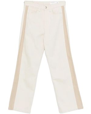 Rag & Bone Logan Side-Stripe Jeans - White