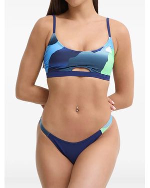 adidas Bikini City Escape Camo À Imprimé Abstrait - Blue