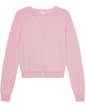 Herskind Round-Neck Cardigan - Pink