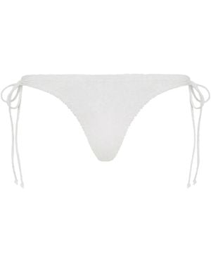 Bondeye Serenity Textured Bikini Bottoms - White