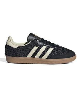 adidas Samba Og Woven-Detailing Trainers - Black