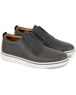 Ferragamo Derby Slip-On Trainers - Grey