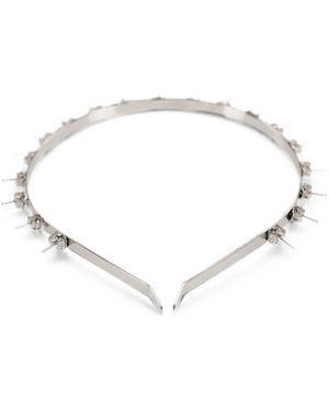 Dheygere Stud-Embellished Headband - Natural