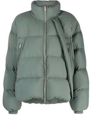 Y-3 Piumini Asimmetrico X - Verde