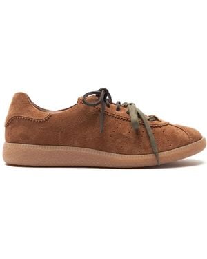 SCAROSSO Suede Sneakers - Brown