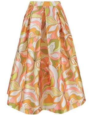 Lunatica Milano Printed Skirt - White