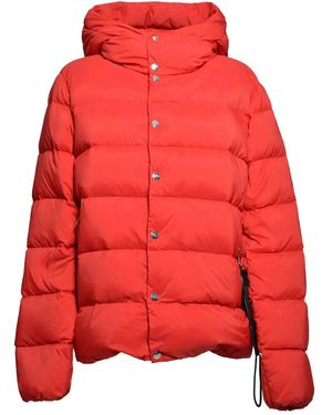 Oosy Hooded Puffer Jacket - Red