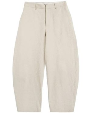 YMC Pantalones Like A texturizados - Blanco