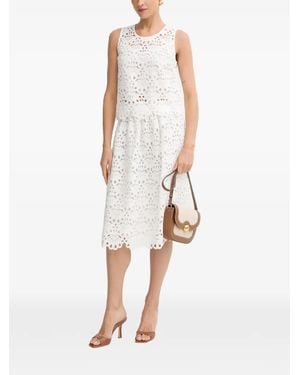 Twinset Broderie-Anglaise Top - White
